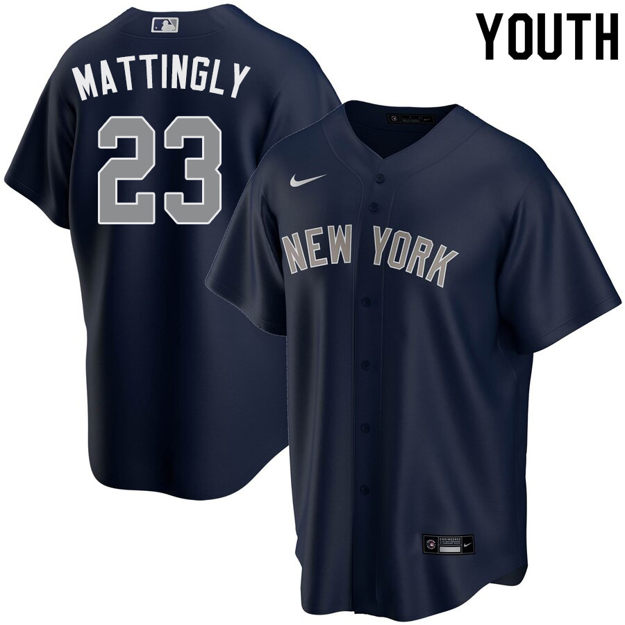 2020 Nike Youth #23 Don Mattingly New York Yankees Baseball Jerseys Sale-Navy